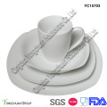 Porcelain White Dinner Set of 4 on Promotion